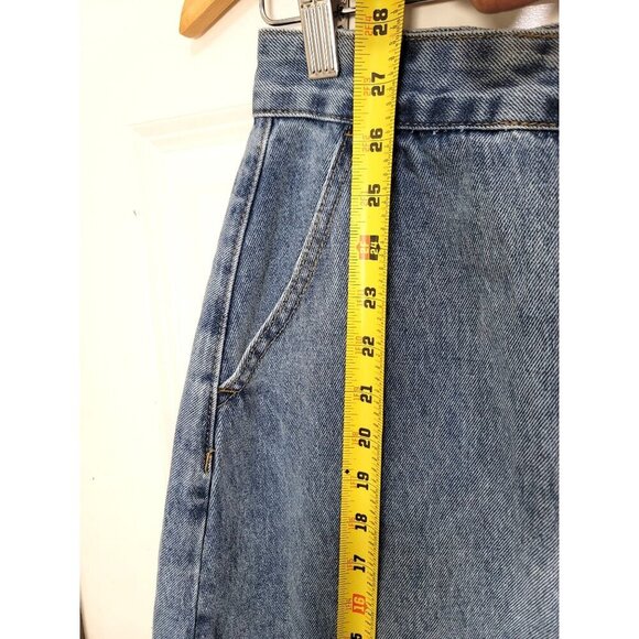 Denim Button-Front Skirt - Picture 7 of 10